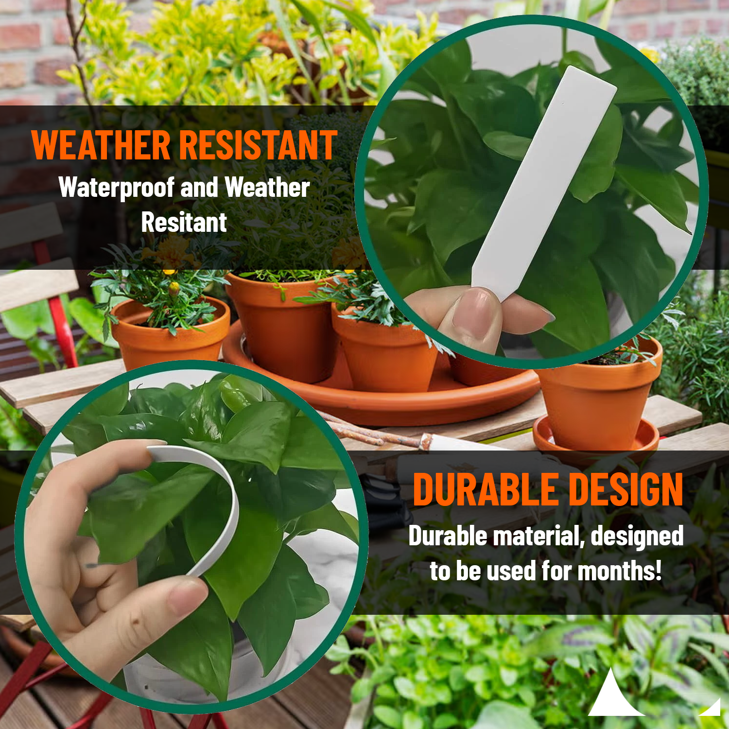 Plant Markers Labels 4 Inch Plastic Plant Waterproof Durable Seedlings Garden Labels Markers Nursery Plant Tags Seed Labels Plant Label Stakes Plant Markers for Outdoor Garden (100) - Garden Haven