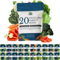 20 Vegetable Seeds Variety Pack - Complete Grow Kit Heirloom Vegetables Indoor Outdoors Vegetable Seeds, Tomatos, Broccoli, Carrots, Lettuce & More - DIY Starter Kit - Garden Haven